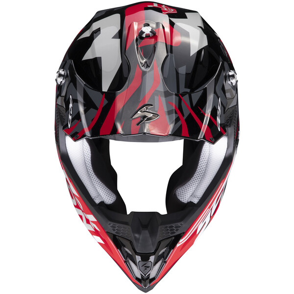 Scorpion - Casque VX-16 Evo Air Rok Bagoros Noir / Blanc / Rouge