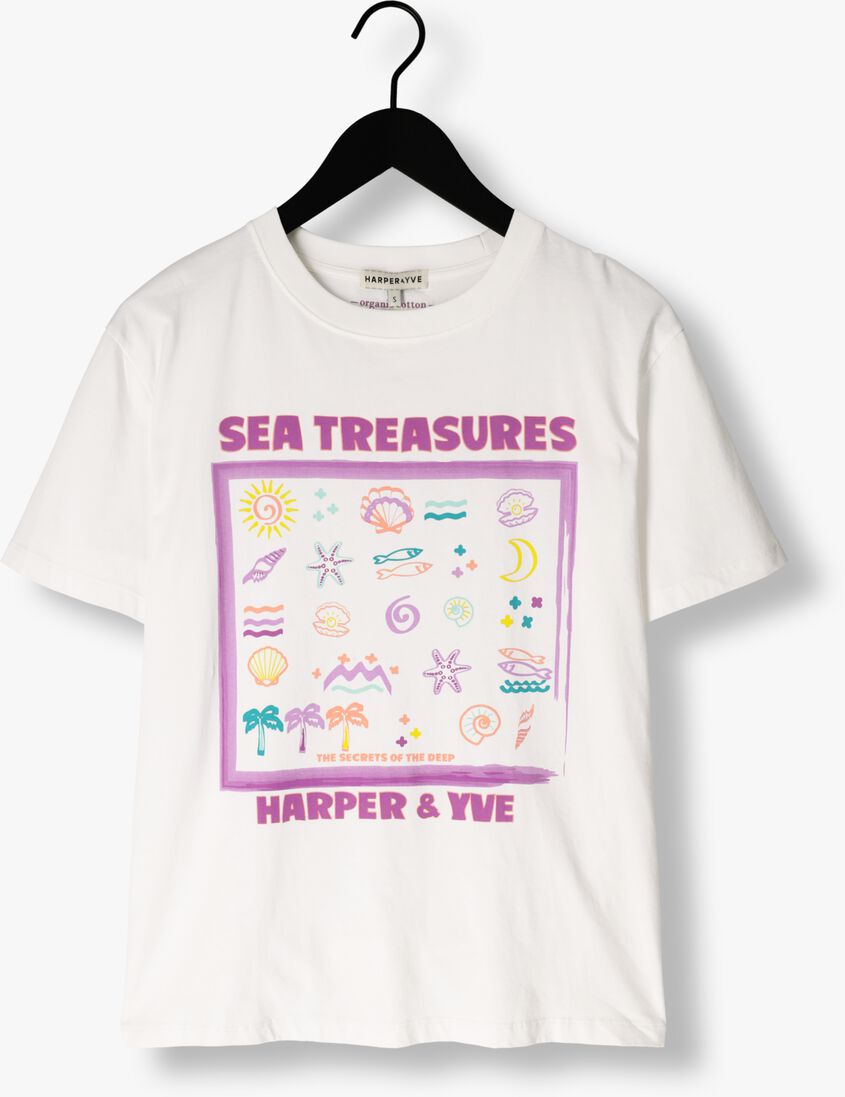 HARPER & YVE ecru harper & yve t-shirt seastreasures-ss