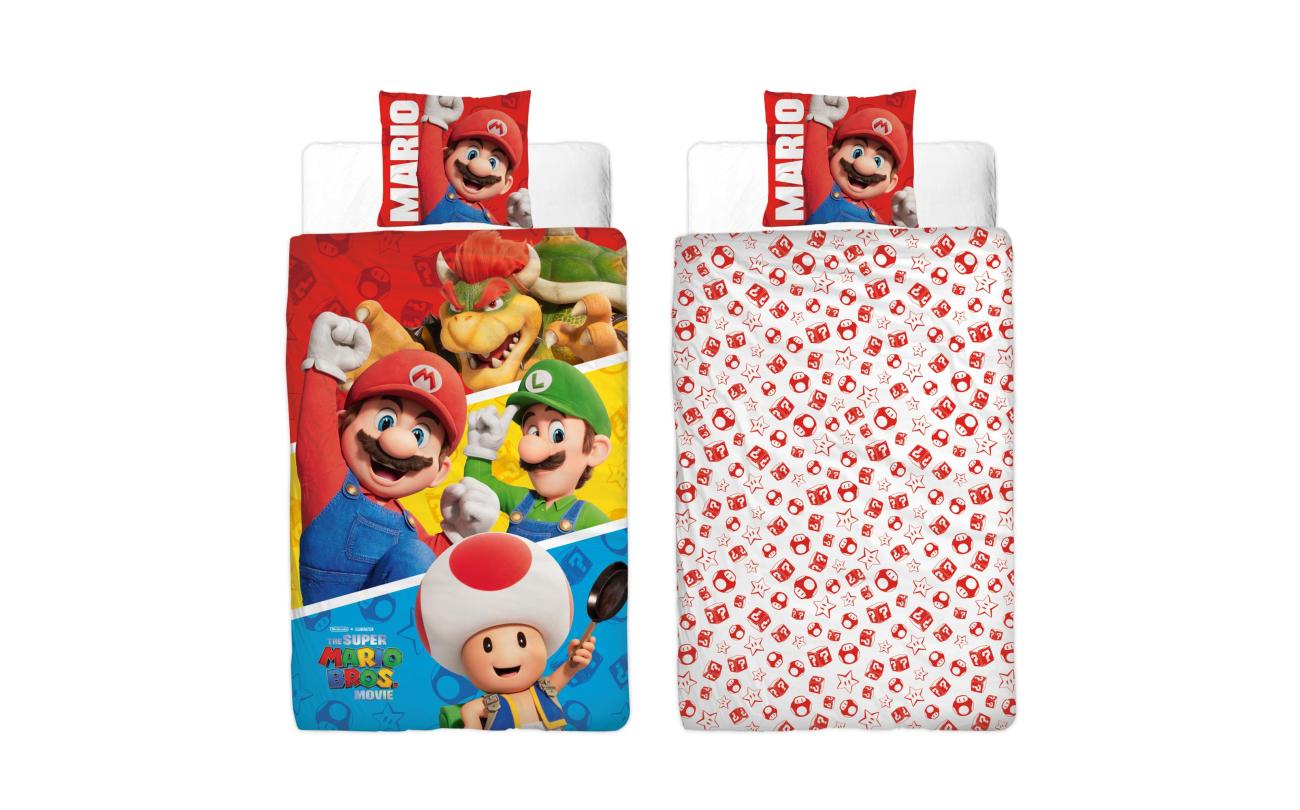 Super Mario dekbedovertrek 140x200cm