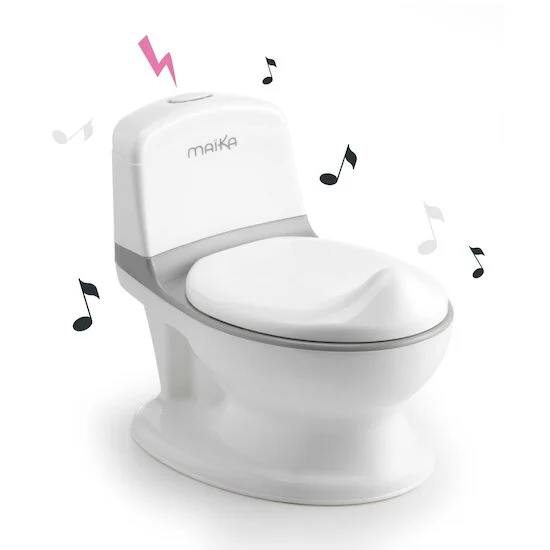 Pot Toilette   Blanc        de               Maïka
