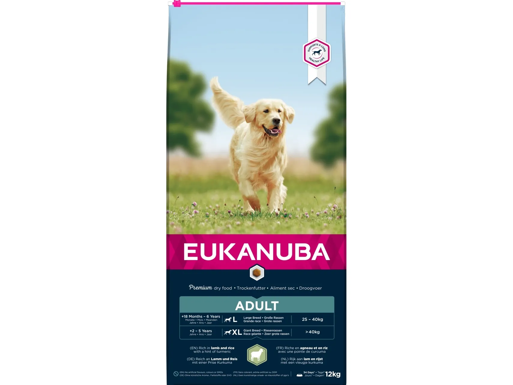 Eukanuba Euk Adult Large Lamb & Rice 12 kg