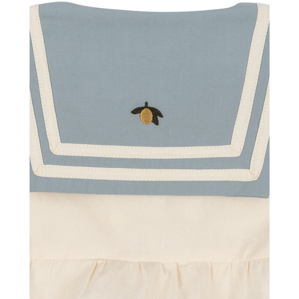 Køb Konges Sløjd Ashley Blue Celebration Sailor Romper GOTS