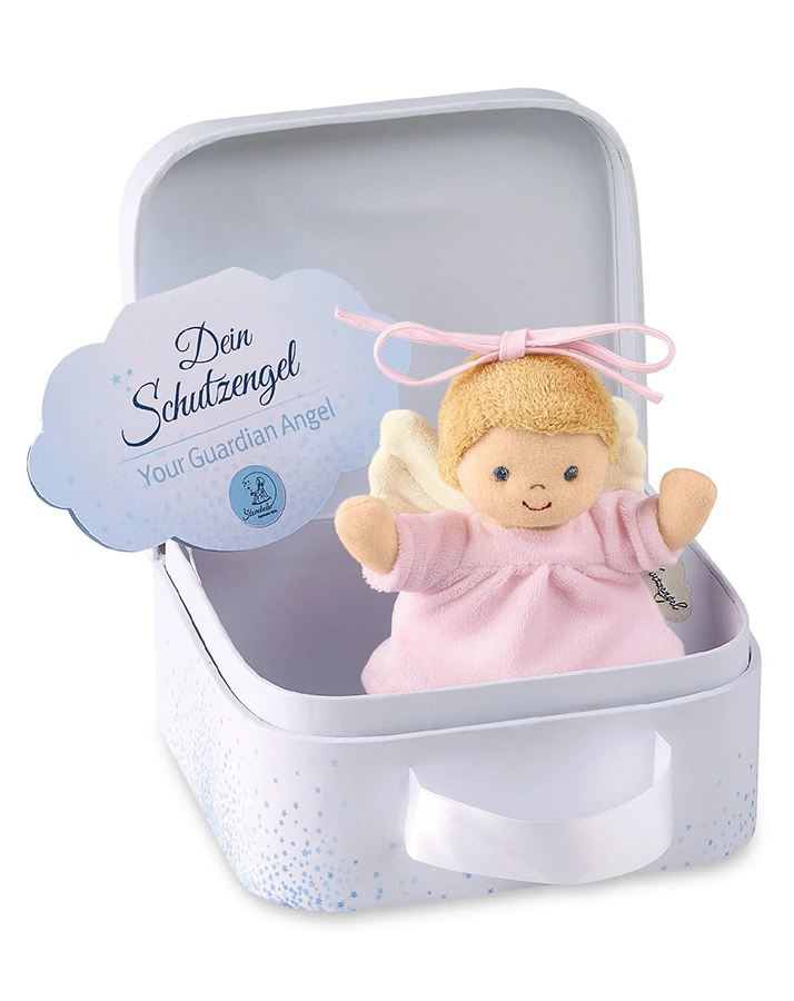 Spieluhr SCHUTZENGEL S (17cm) in rosa