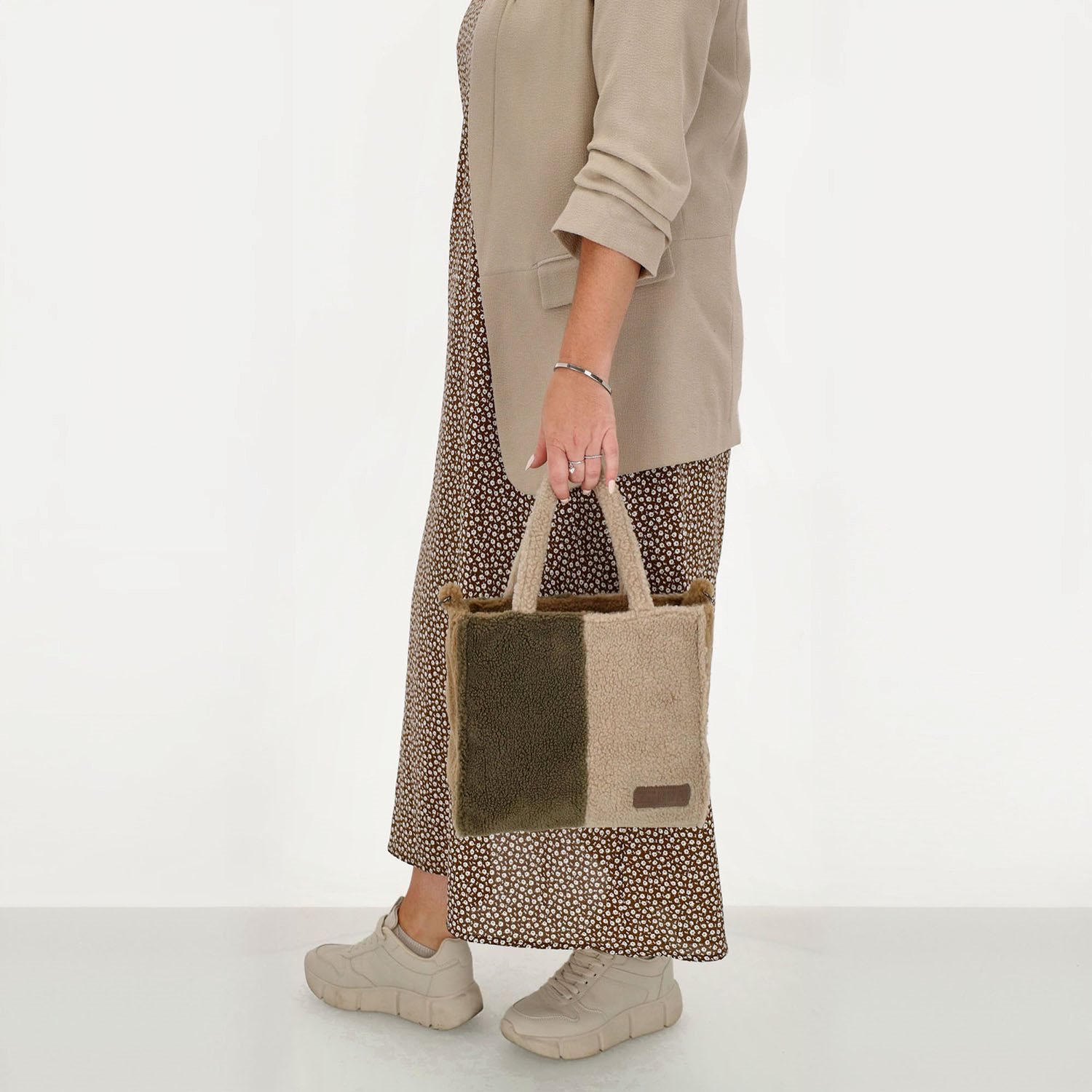 Zebra Trends Teddy Denise Handbag M taupe