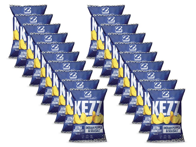 Zweifel KEZZ Chips Pepper and Salt 20 x 35 g Kartoffelchips