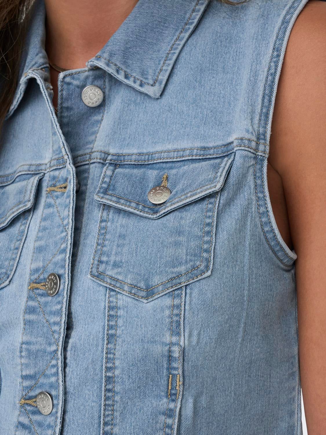 ONLWONDER Jeansweste Light Blue Denim