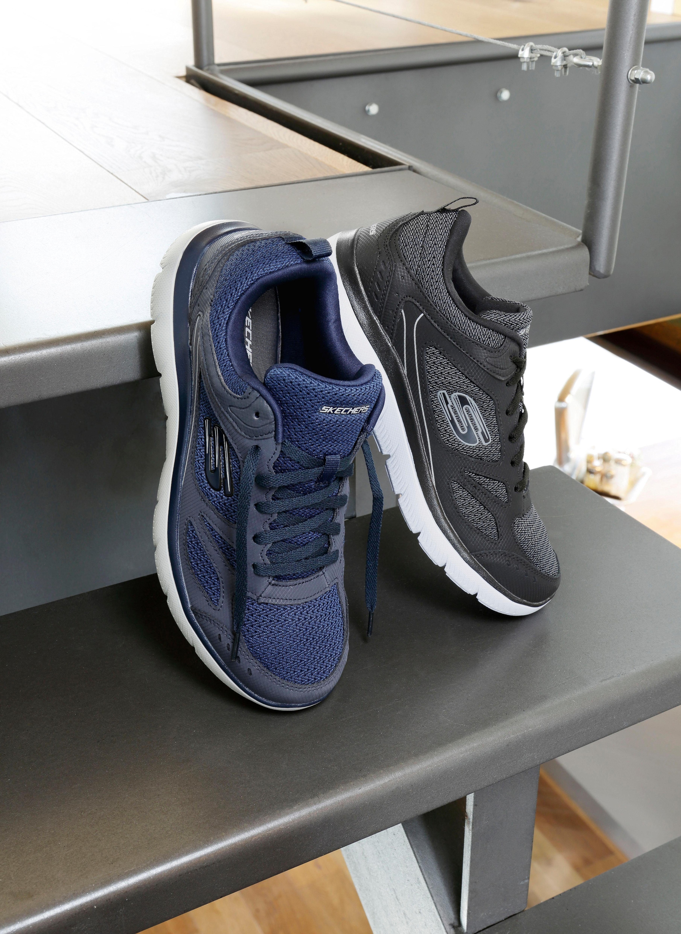 Skechers Sneaker »Summits-South Rim«  , Freizeitschuh, Halbschuh, Schnürschuh im modernen Materialmix