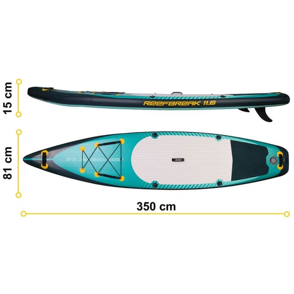 Reefbreak SUP-brett 350 x 81 x 15 cm Neo-Sport 170303