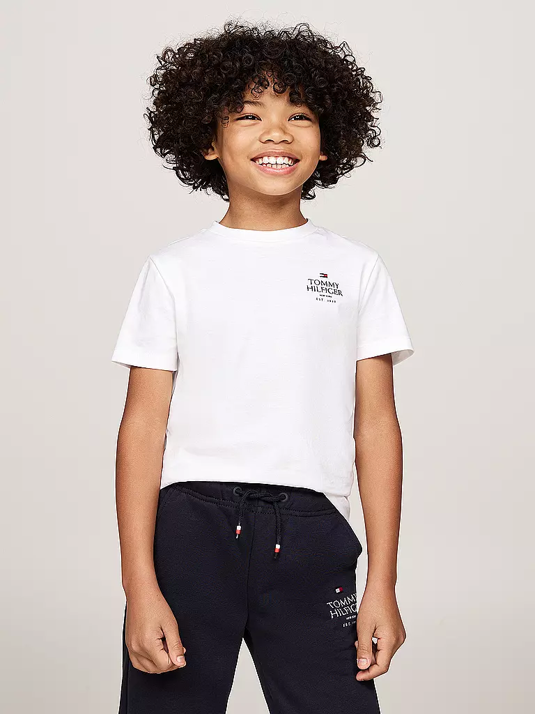 TOMMY HILFIGER Jungen T-Shirt weiss