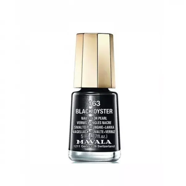 Esmalte cremoso Mavala 163 Preto Ostra 5ml