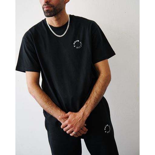 7 DAYS Active Organic Regular T-shirt, Black, L