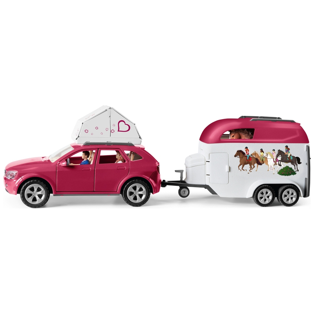 Schleich Horse Club Pferdeabenteuer mit Auto und Anhänger 42535
