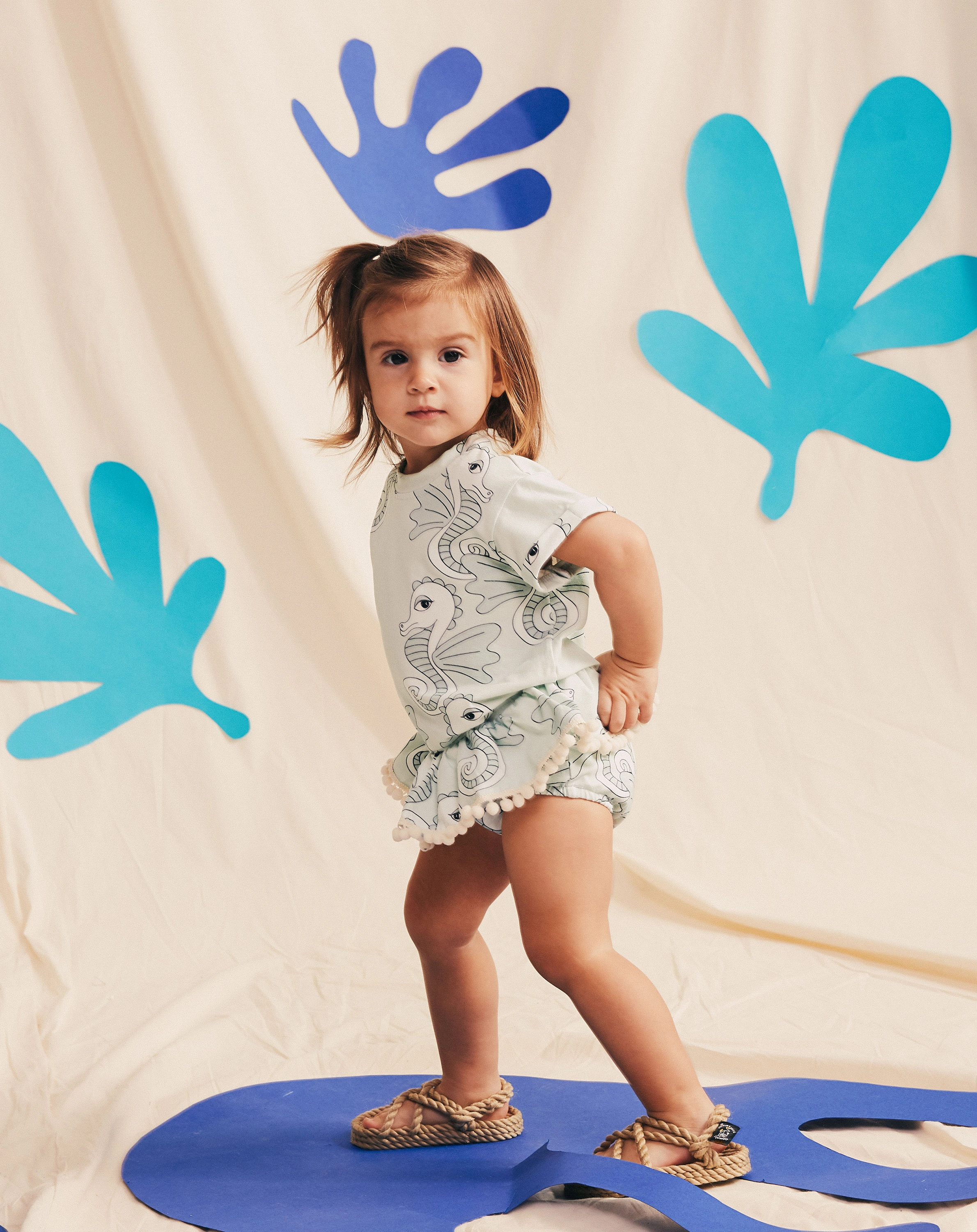 T-Shirt SEAHORSE in mint