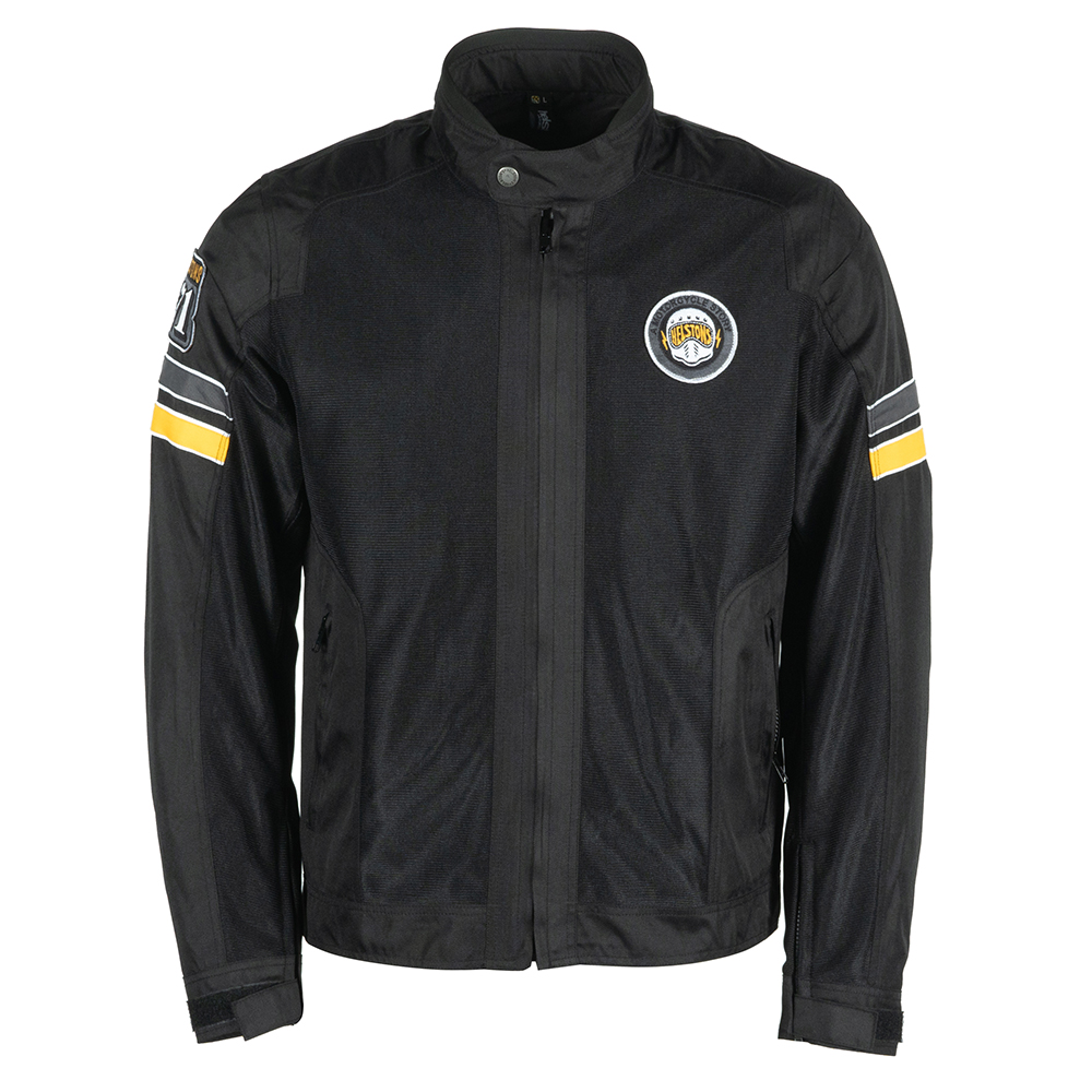 Helstons - Blouson Elron tissu mesh Noir