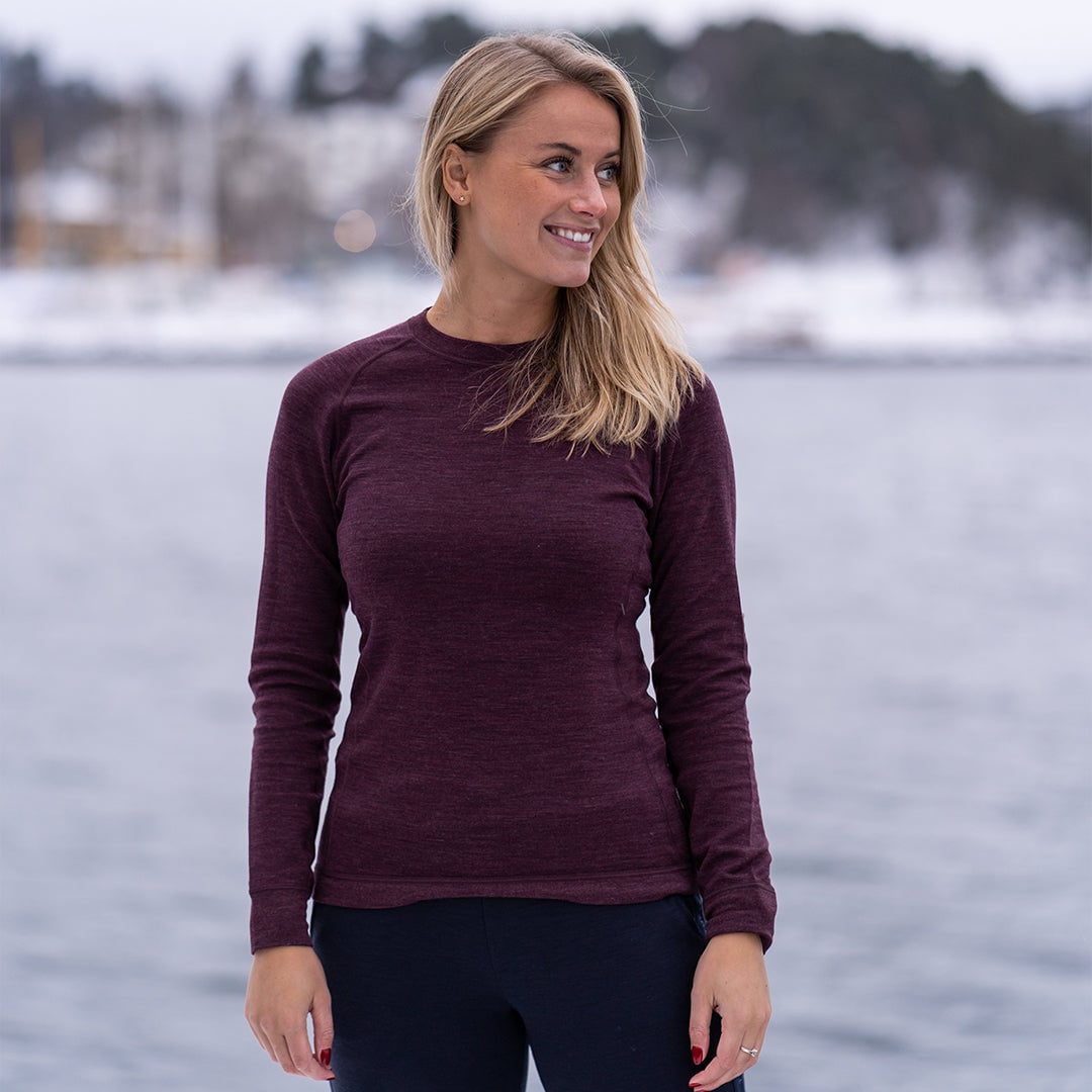 Tufte Bambull Crew Neck, Dame<br>Bestselger! Mykt, varmt og helt kløfritt!