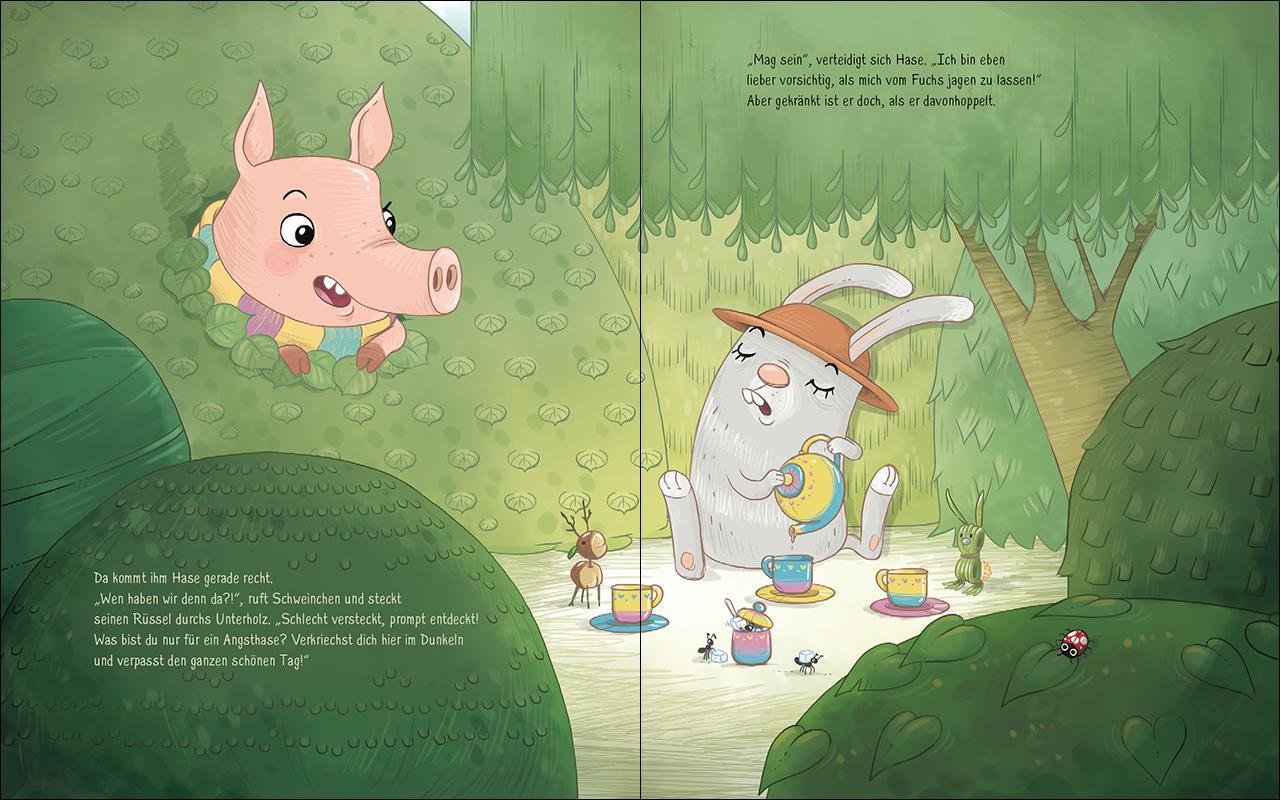 Voll gemein, sagt das Schwein