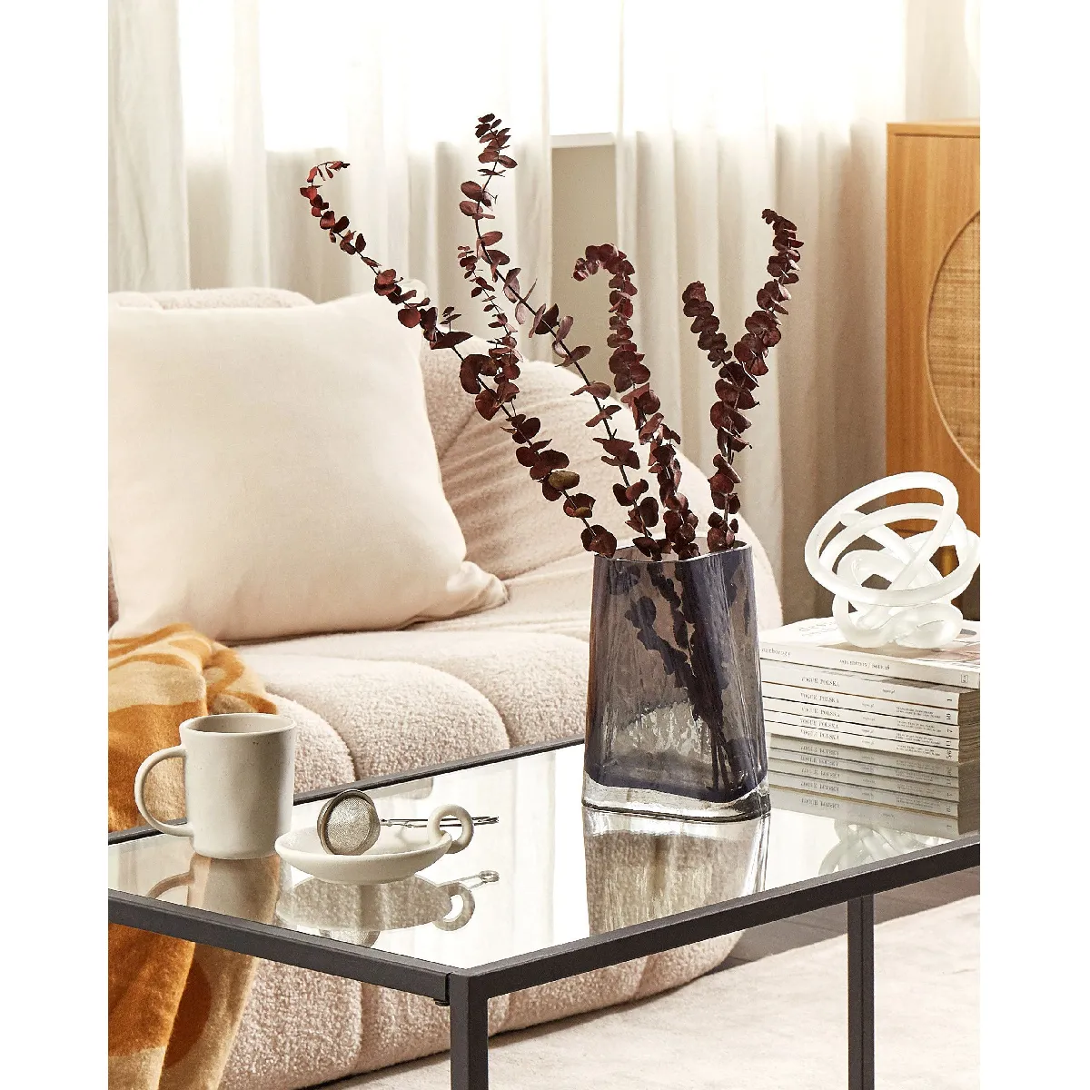 Beliani Vase Mitata - Gris