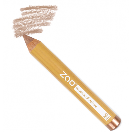 Zao Crayon yeux jumbo Taupe irisé 583