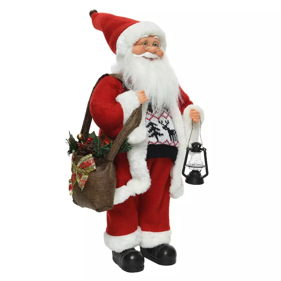 Père Noël déco Traditionnel (H45 cm) Sverker