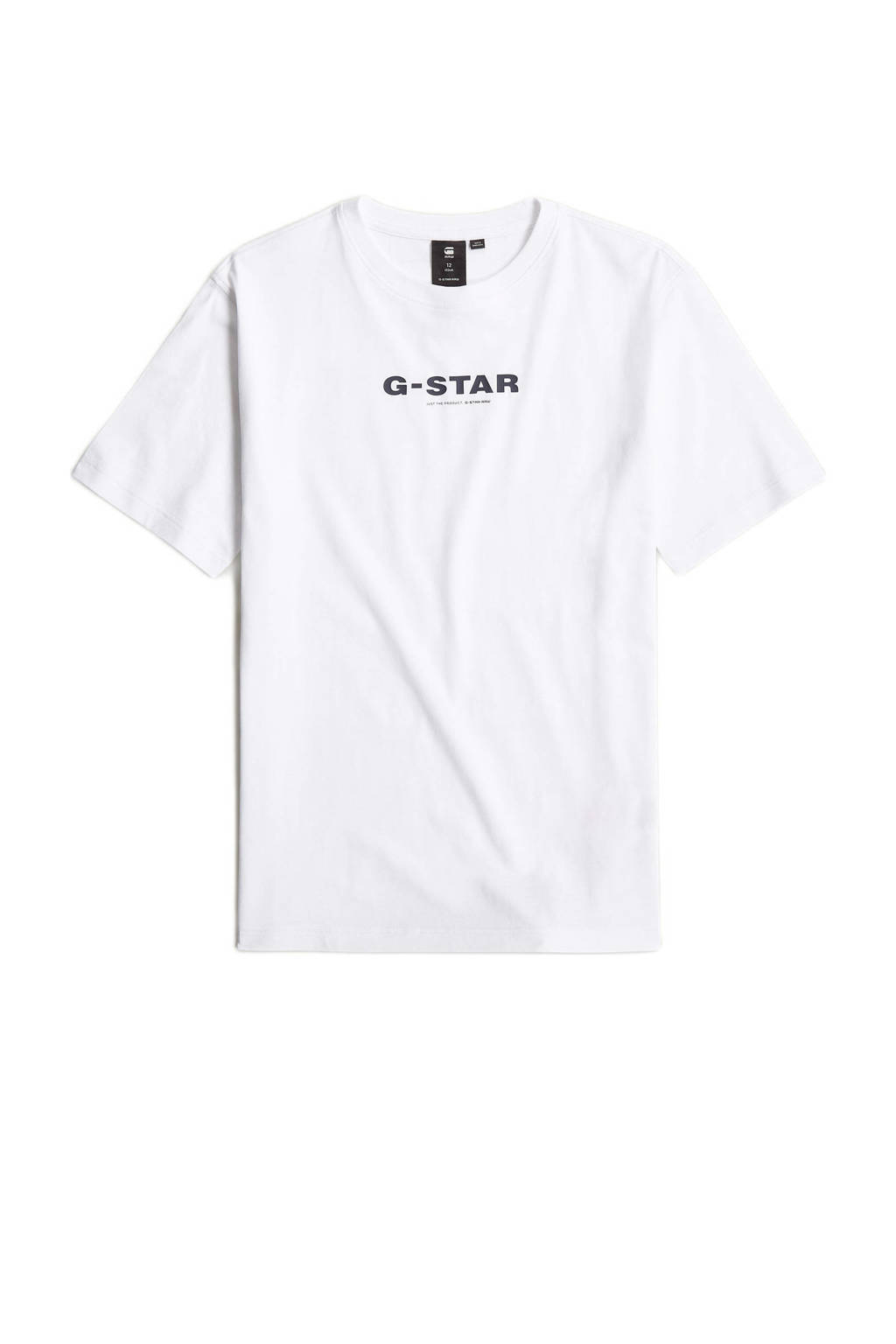 G-STAR T-shirt met logo wit