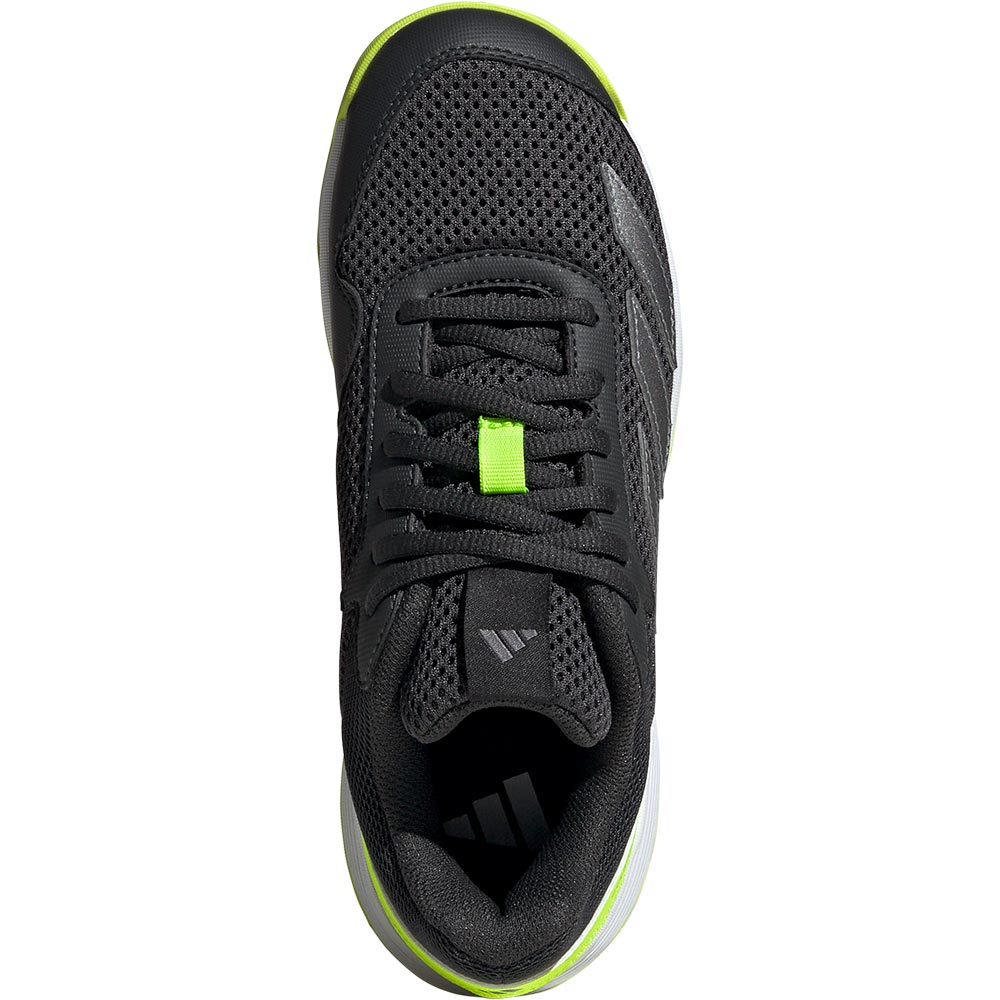 adidas Courtflash Tennisschuh Kinder carbon