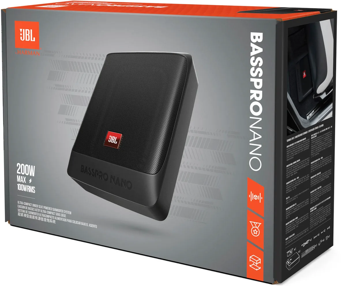 JBL BassPro Nano Subwoofers voiture