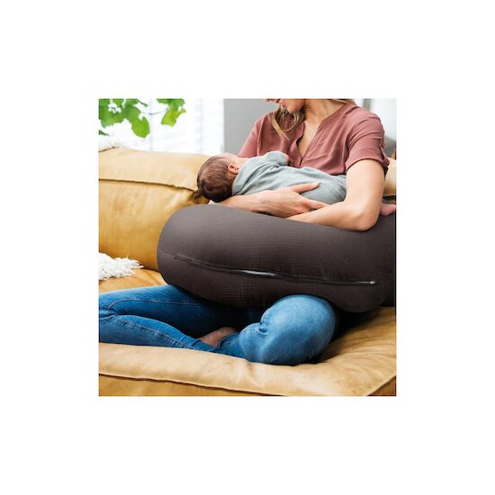 Coussin de grossesse doomoo Comfy Big   Tetra Grey        de               Babymoov