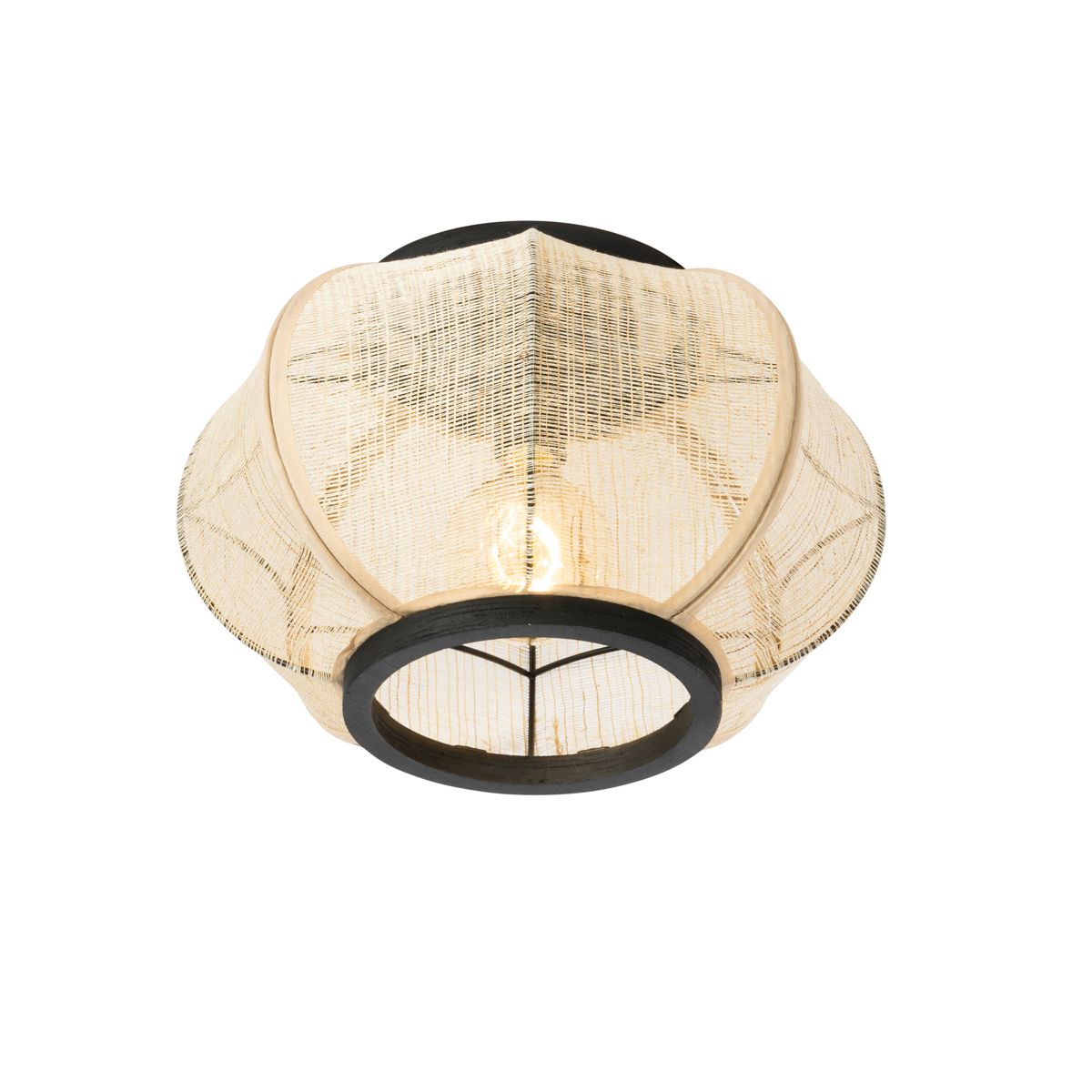Oosterse plafondlamp bruin - Rob