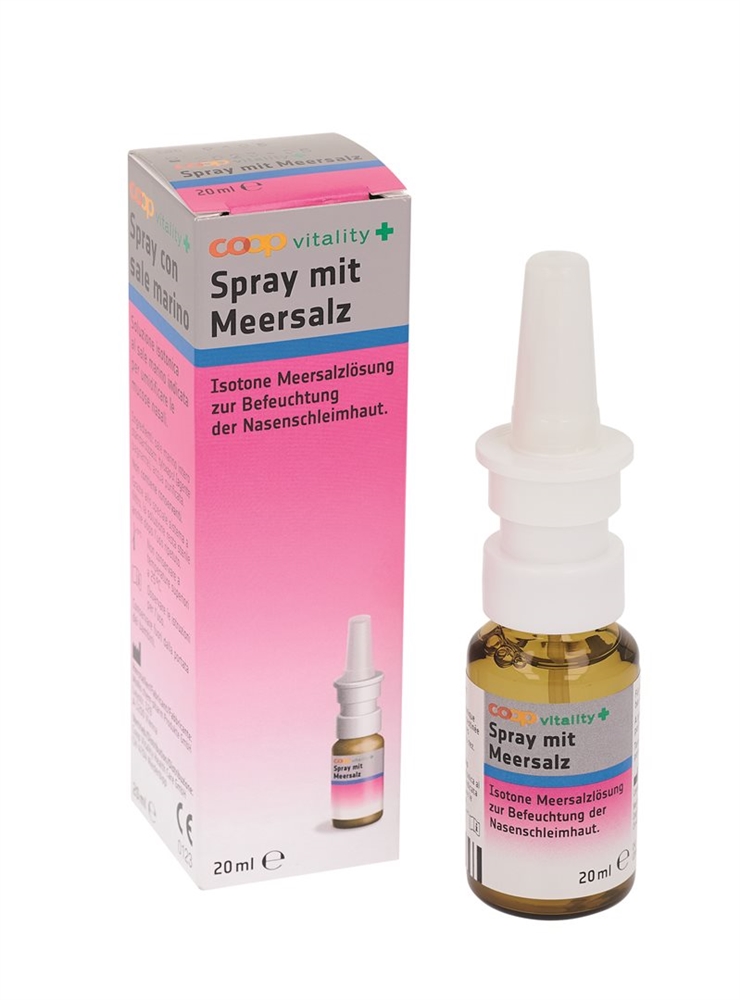 Coop Vitality Spray mit Meersalz Nasenspray Nasenspr 20 ml