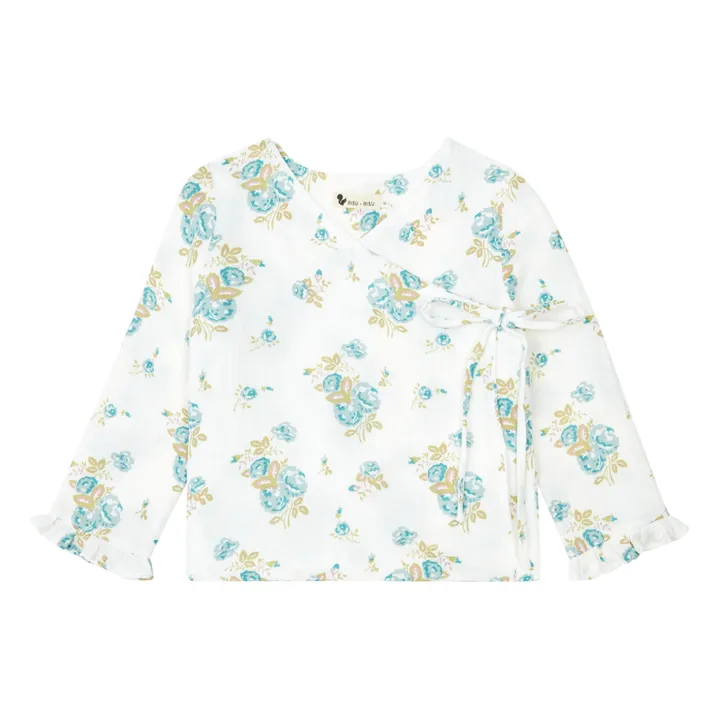 Risu Risu Kimono Coton Bio | Blanc