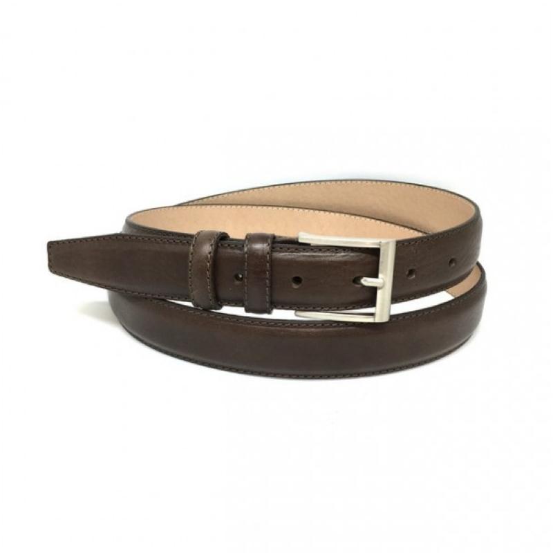 Milano Belts Centuur Bari Donkerbruin