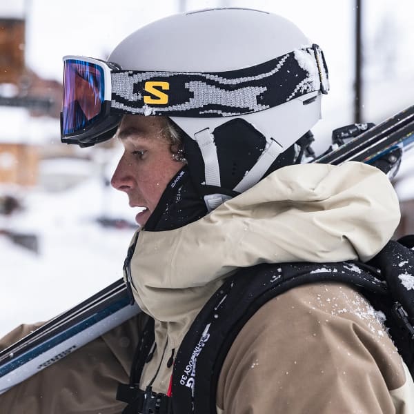 Casque de ski SALOMON BRIGADE INDEX GREY/VIOLET