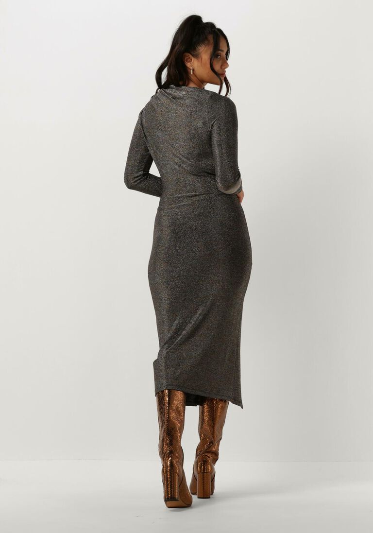 SILVIAN HEACH zwarte silvian heach midi jurk vestito med/m.dress