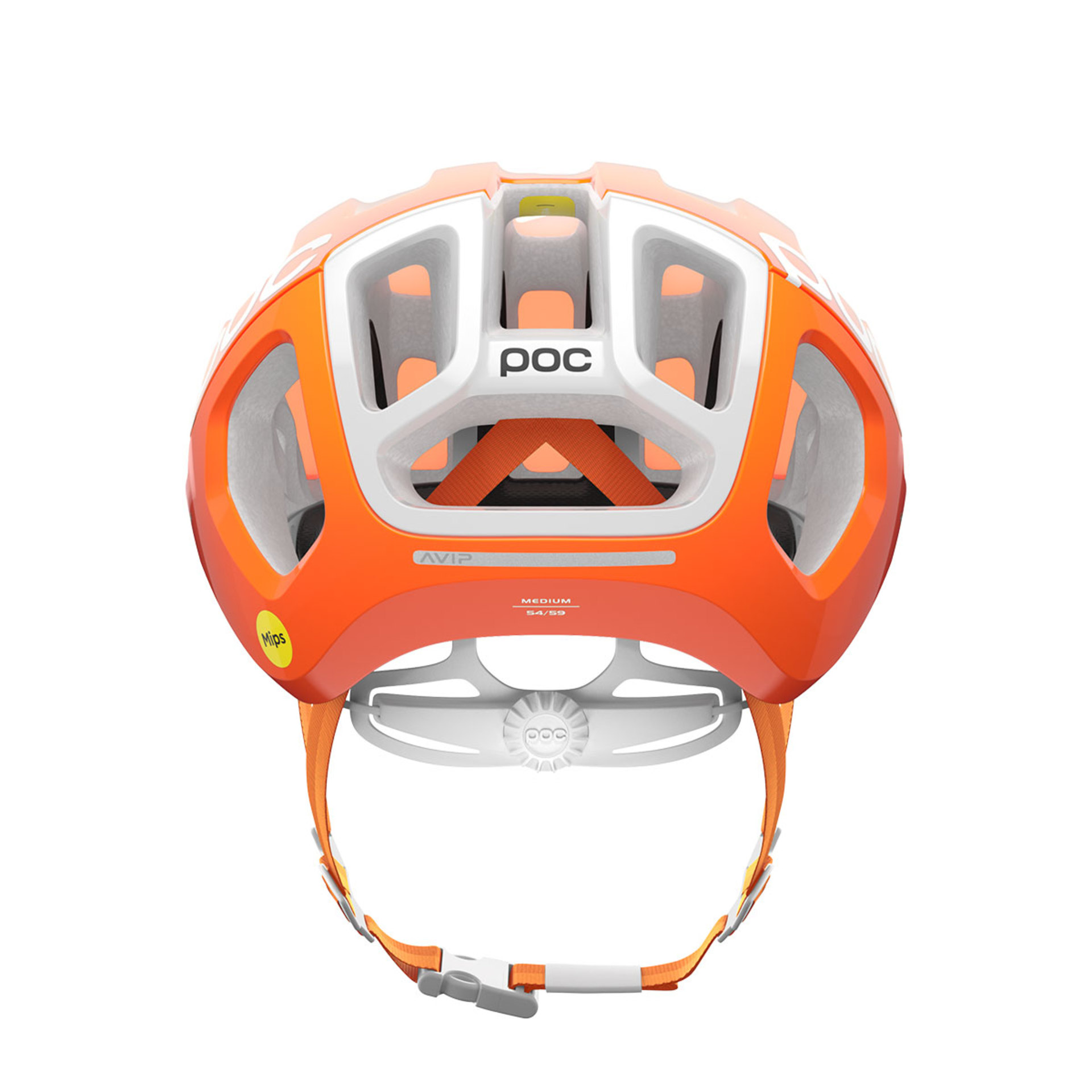 POC Ventral Tempus MIPS Race Fietshelm Oranje