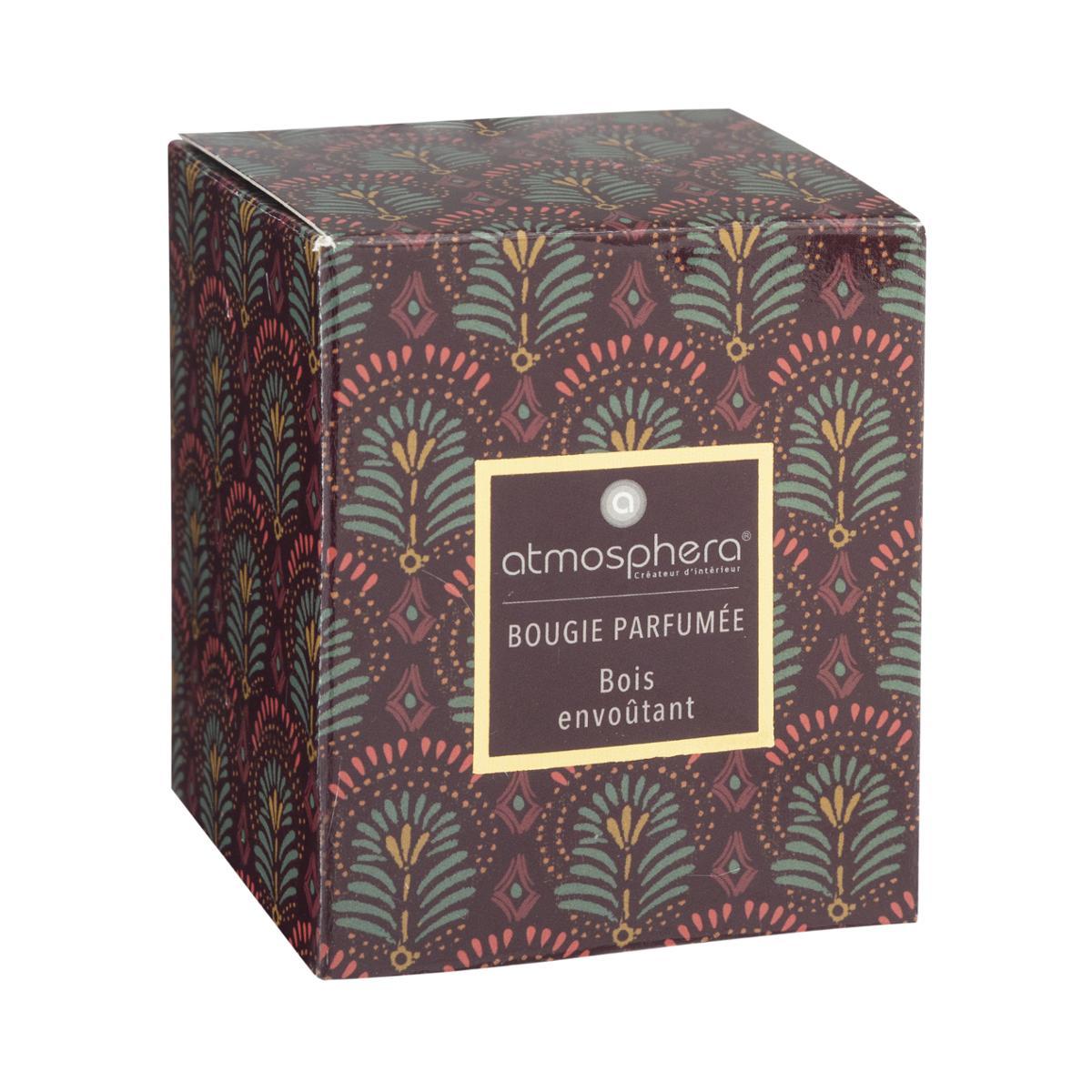 BOUGIE PARFUMEE VERRE BOIS NEDA 110G