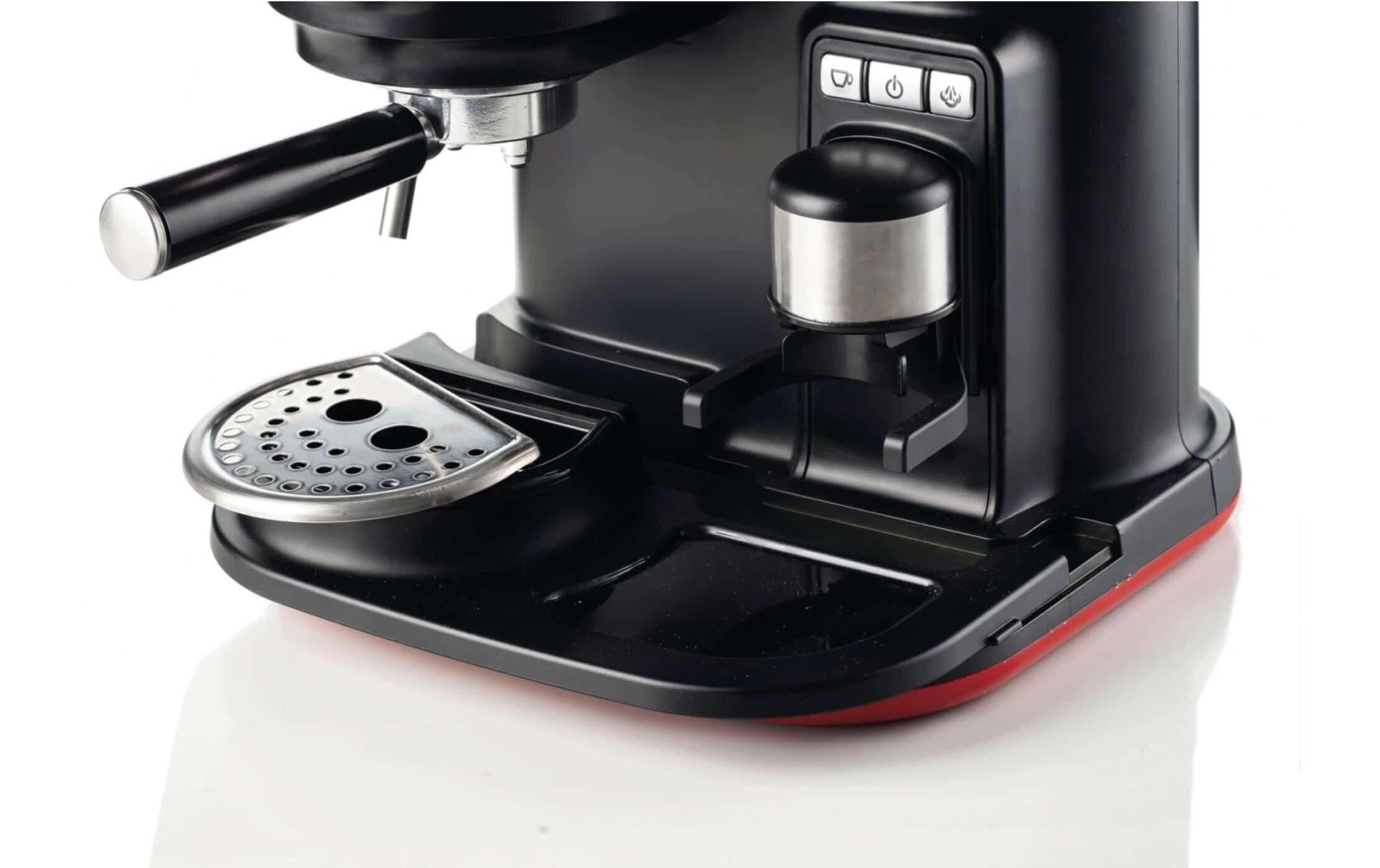 Portionskaffeemaschine MODERNA Rot/Schwarz<br>Espressomaschine