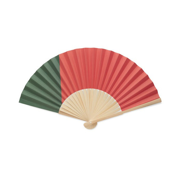 GiftRetail MO2244 - FUNFAN Eventail à motif de drapeau