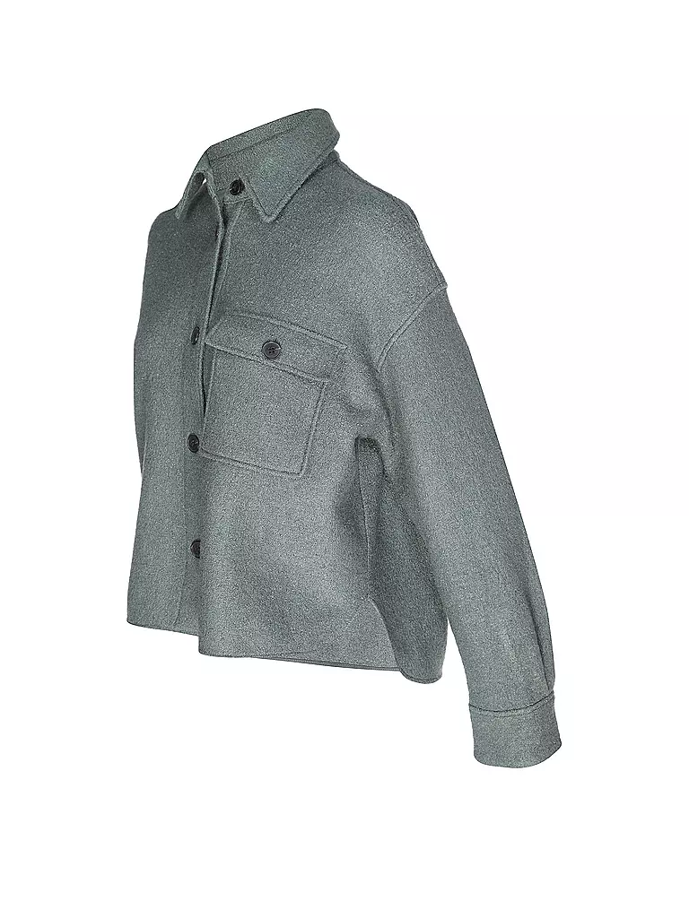 MARC O'POLO Overshirt dunkelgrün