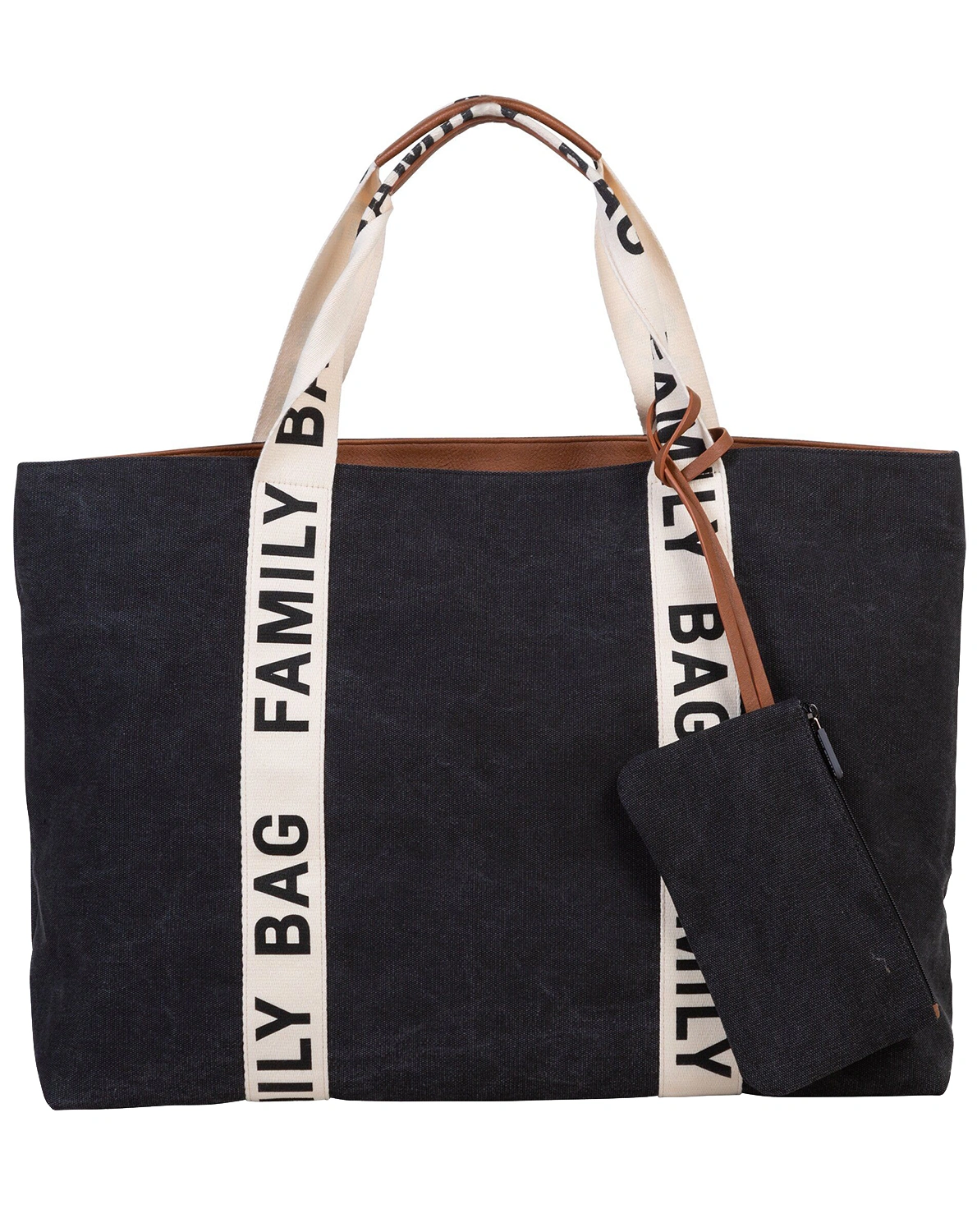 Wickeltasche FAMILY BAG (55x18x40) in schwarz