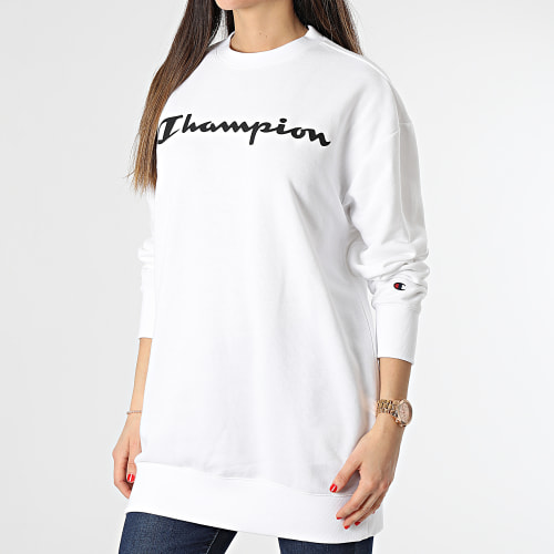 Sweat Crewneck Oversize Femme 116356 Blanc