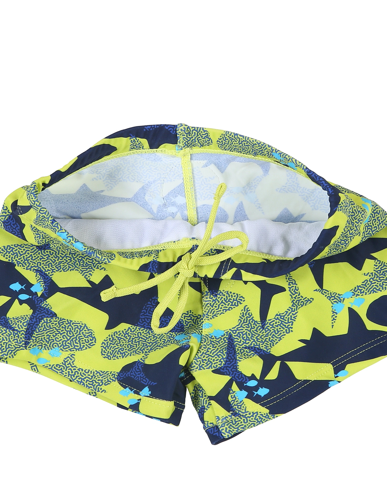 Badehose SHARKS in lime