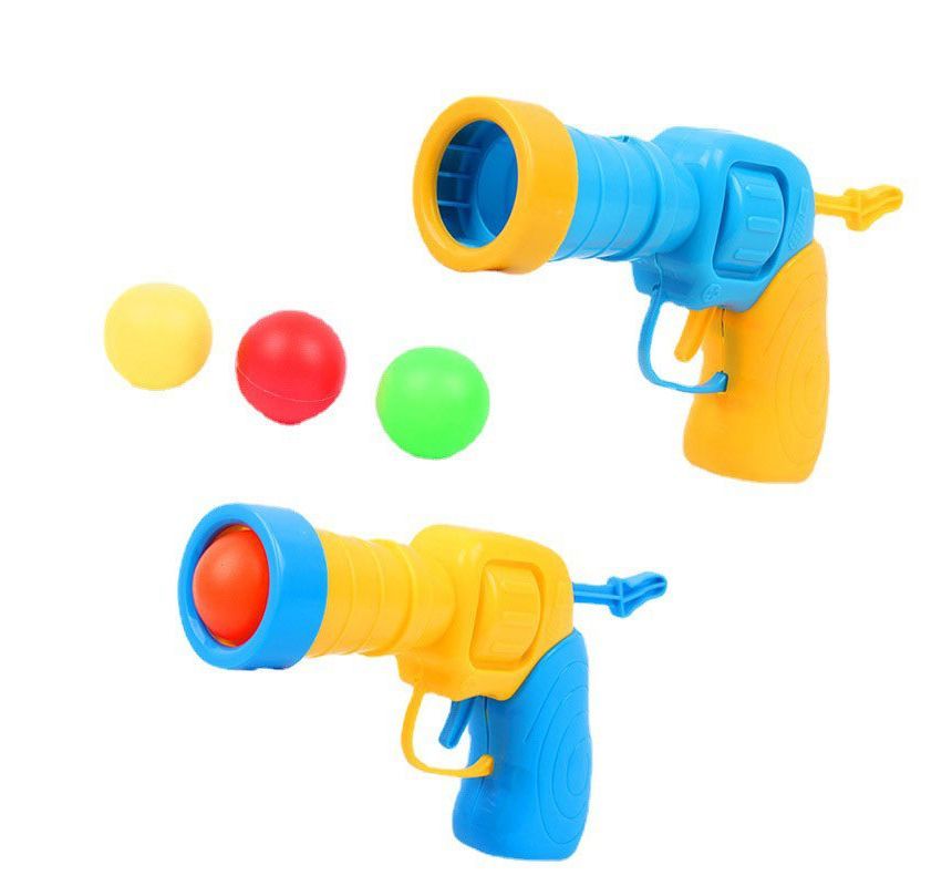 Everlupid - Plastic Ball Launcher Huisdier Speelgoed / Pluche Bal / Set