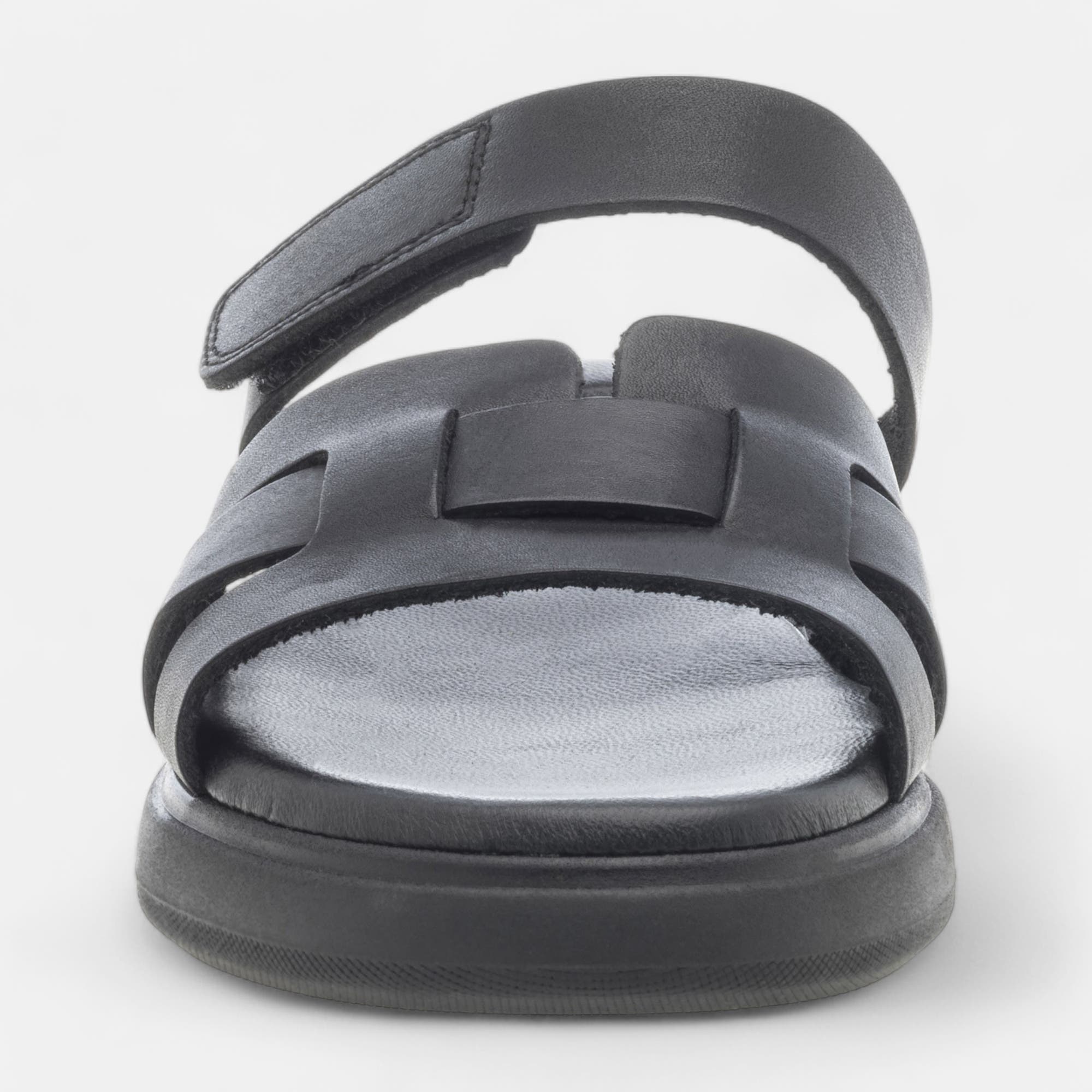 Mules Femme en cuir noir