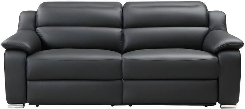 ARENA II - Relaxbank - Zwart - Leer - Elektrisch - 3 Zits