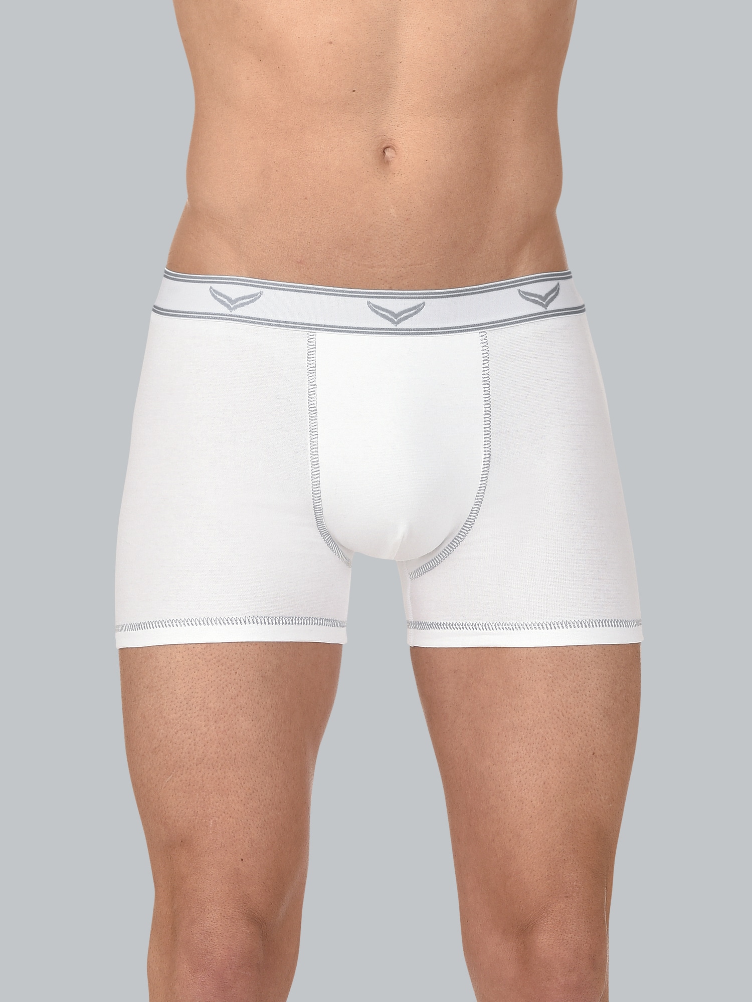 Pants aus Baumwolle/Elastan Weiss