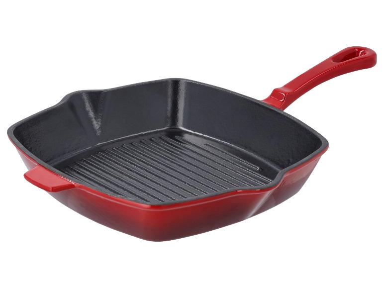 Gietijzeren grillpan 24 cm