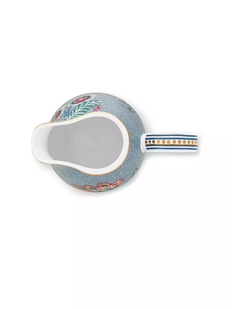 PIP STUDIO Milchkännchen 250ml FLOWER FESTIVAL Light Blue hellblau
