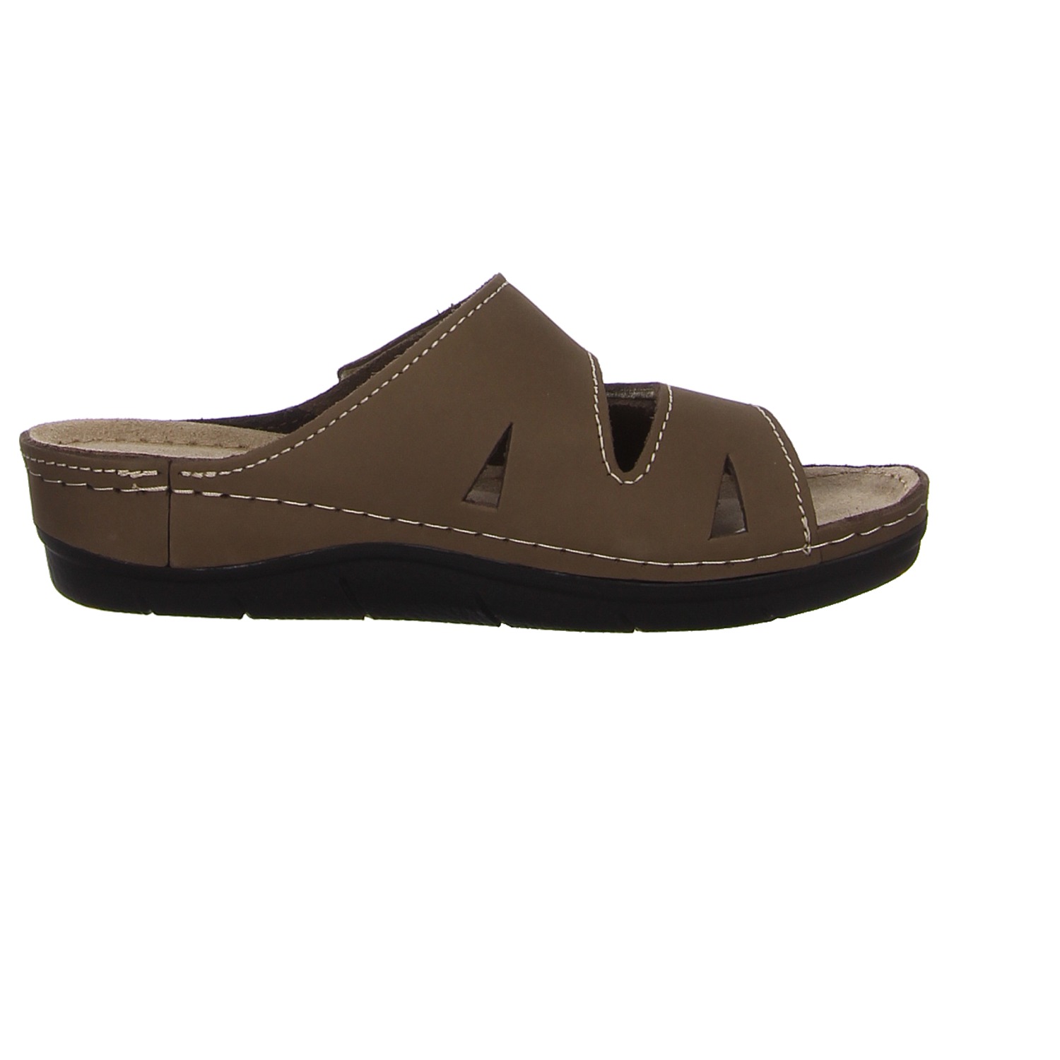 Marco Tozzi Pantolette taupe grau
