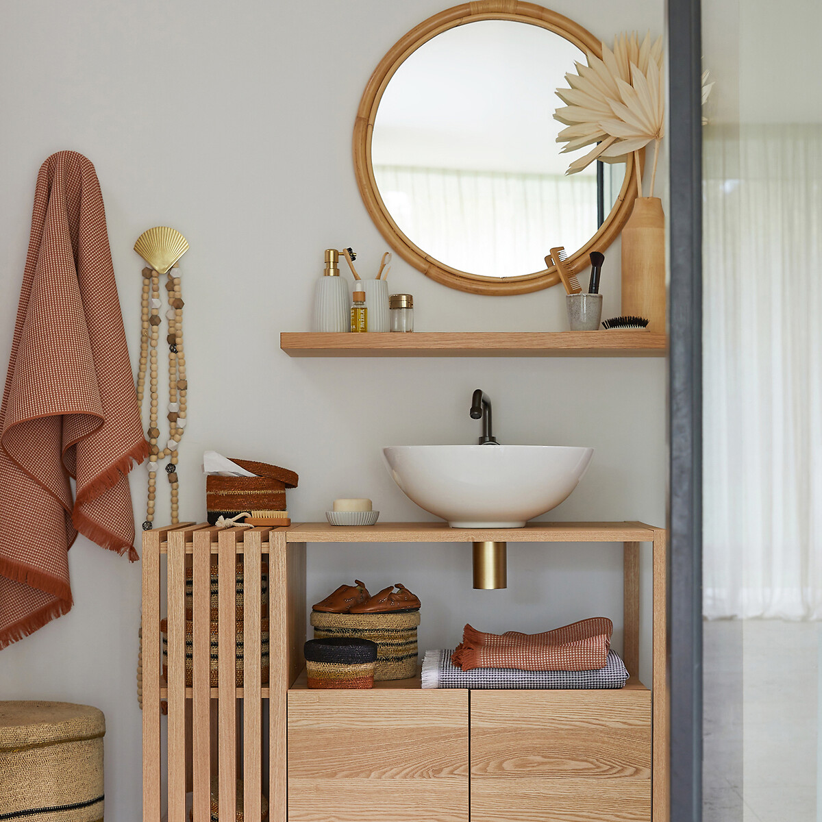 LA REDOUTE INTERIEURS<br>Conjunto de 2 cabides metálicos, Alcante