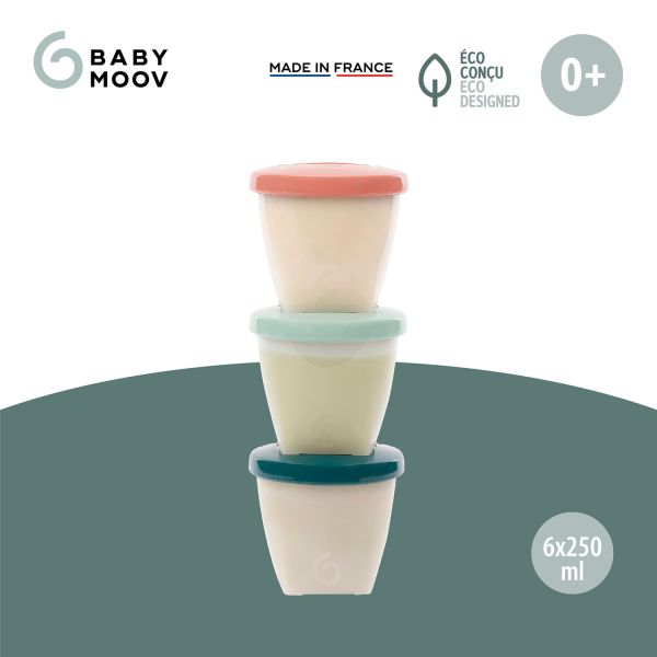 Babymoov Babybols Bewaarbakjes - 250 ml - 6 Stuks
